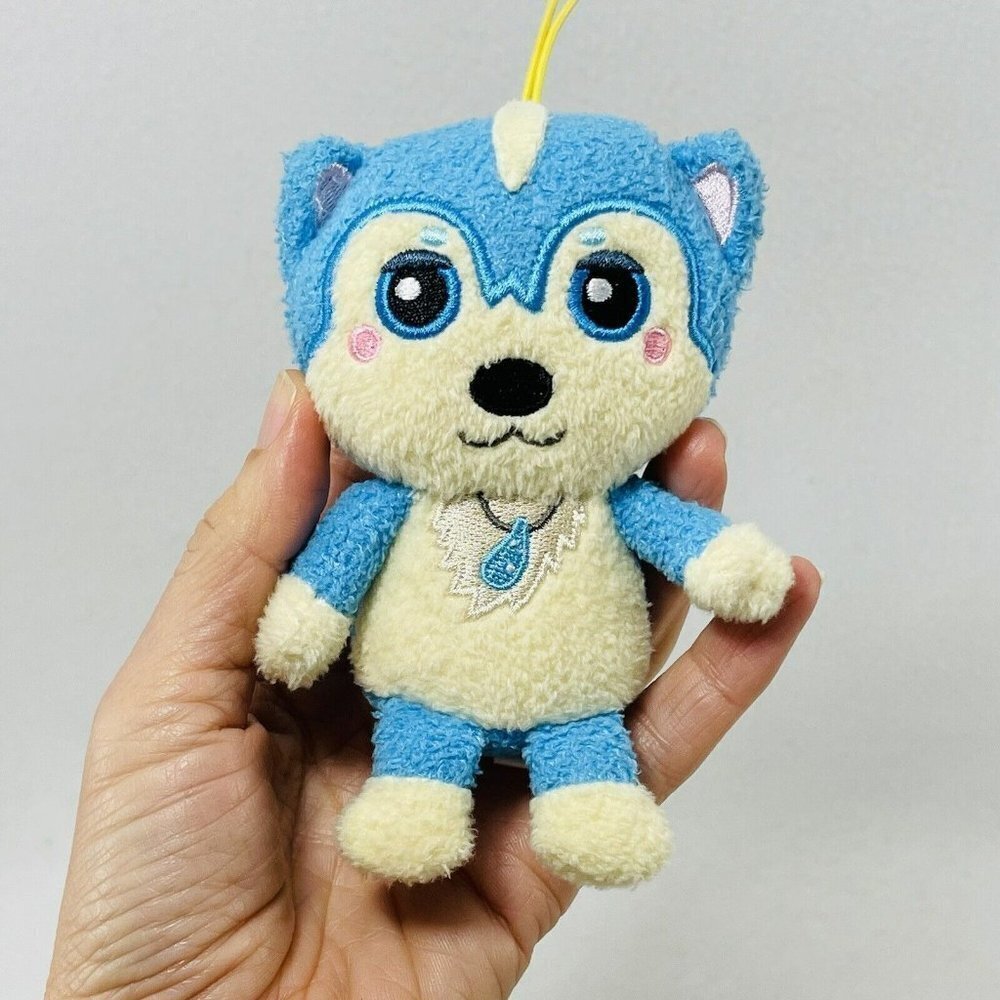 Nhk Furyu Garapico Garapikopu Dog Plush 4” Hangtag Keyring Charm Doll Blue Japan